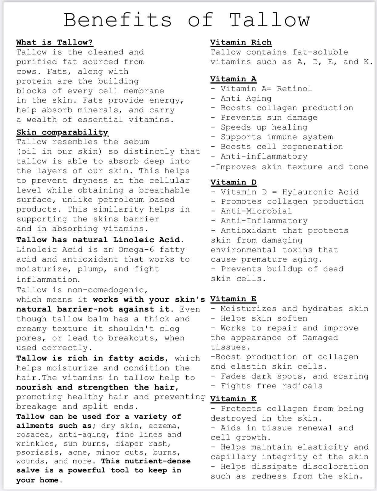 Caffeine Infused Tallow Eye Cream